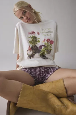 Growing On Me Garden Graphic T-Shirt Dress