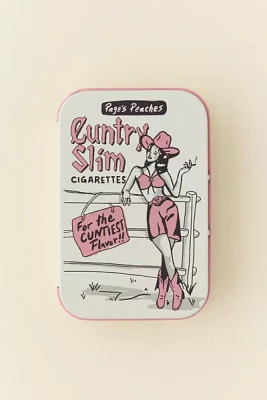Page’s Peaches Metal Stash Tin