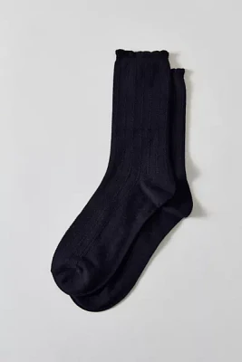 Essential Pointelle Crew Sock
