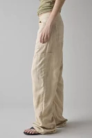 Lioness Miami Vice Linen-Cotton Blend Oversized Cargo Pant