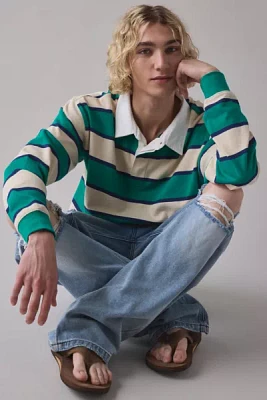 GUESS JEANS Rugby Stripe Polo Tee