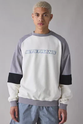 iets frans... Paneled Crew Neck Sweatshirt