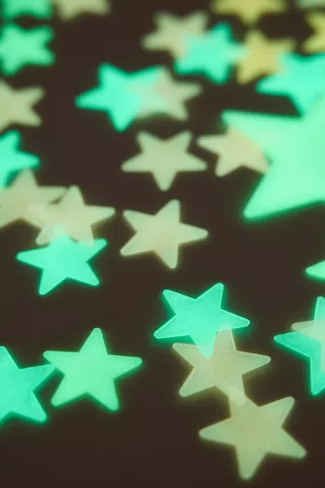 Glow-In-The-Dark Star Decal Set