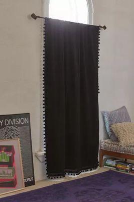 Blackout Pompom Curtain