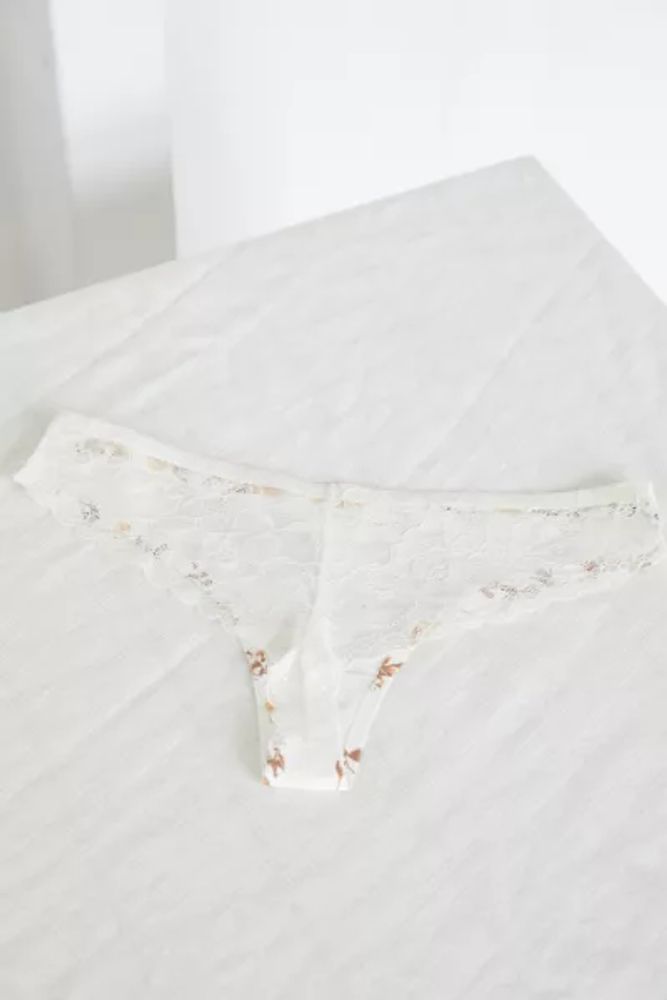 Out From Under Urban Outfitters Laser Cut Thong Panties , Size