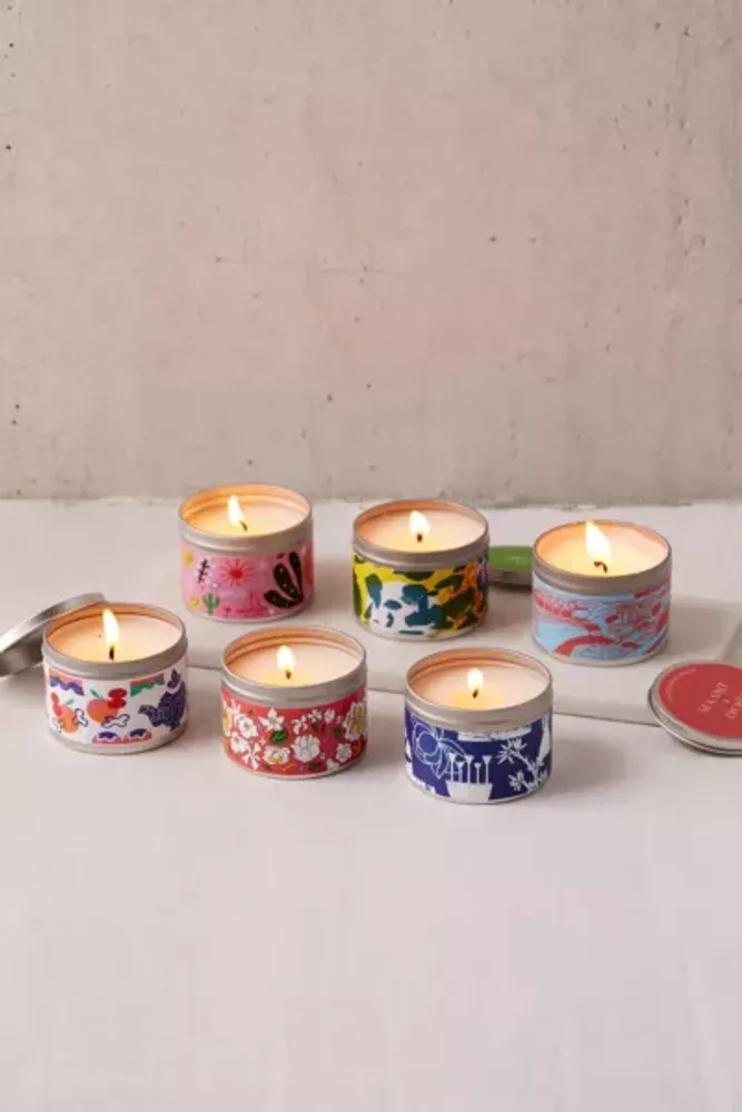Artist Print Soy Wax Tin Candle