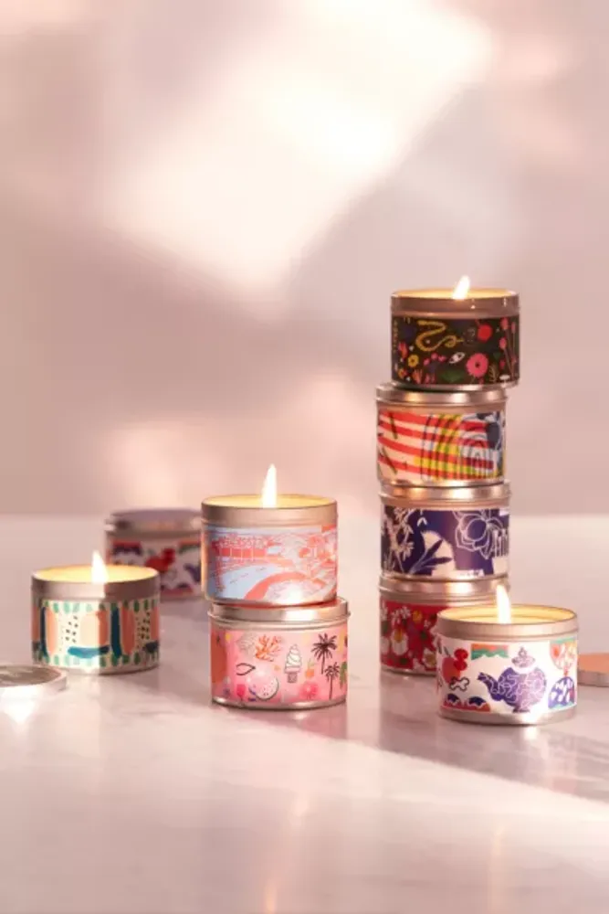 Artist Print Soy Wax Tin Candle
