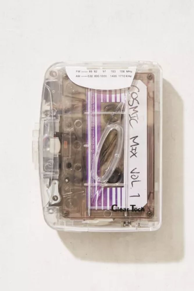 Clear Cassette Player