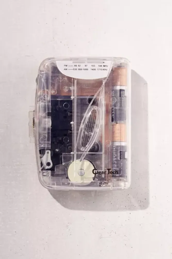 Clear Cassette Player