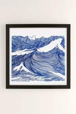 Kym Fulmer Crashing Waves Art Print