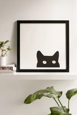 Shannon Lee Black Cat Art Print