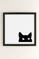 Shannon Lee Black Cat Art Print