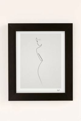 Quibe One Line Nude Art Print