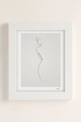 Quibe One Line Nude Art Print