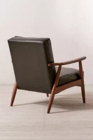 Joaquin Faux Leather Arm Chair