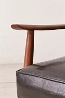 Joaquin Faux Leather Arm Chair
