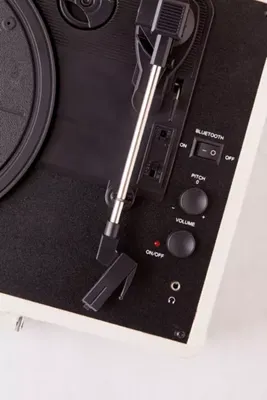 Crosley UO Exclusive Cream Canvas Cruiser Bluetooth Record Player