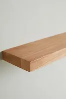 Simple Floating Wood Wall Shelf