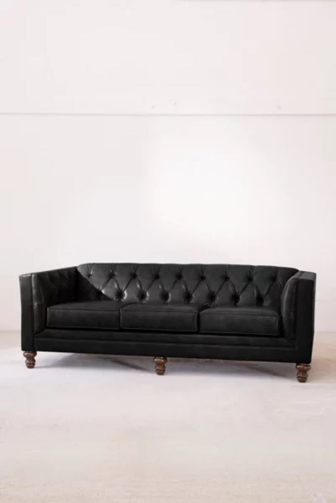 Graham Recycled Leather Sofa