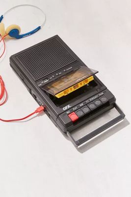 Retro Shoebox Cassette Tape Recorder + USB Player