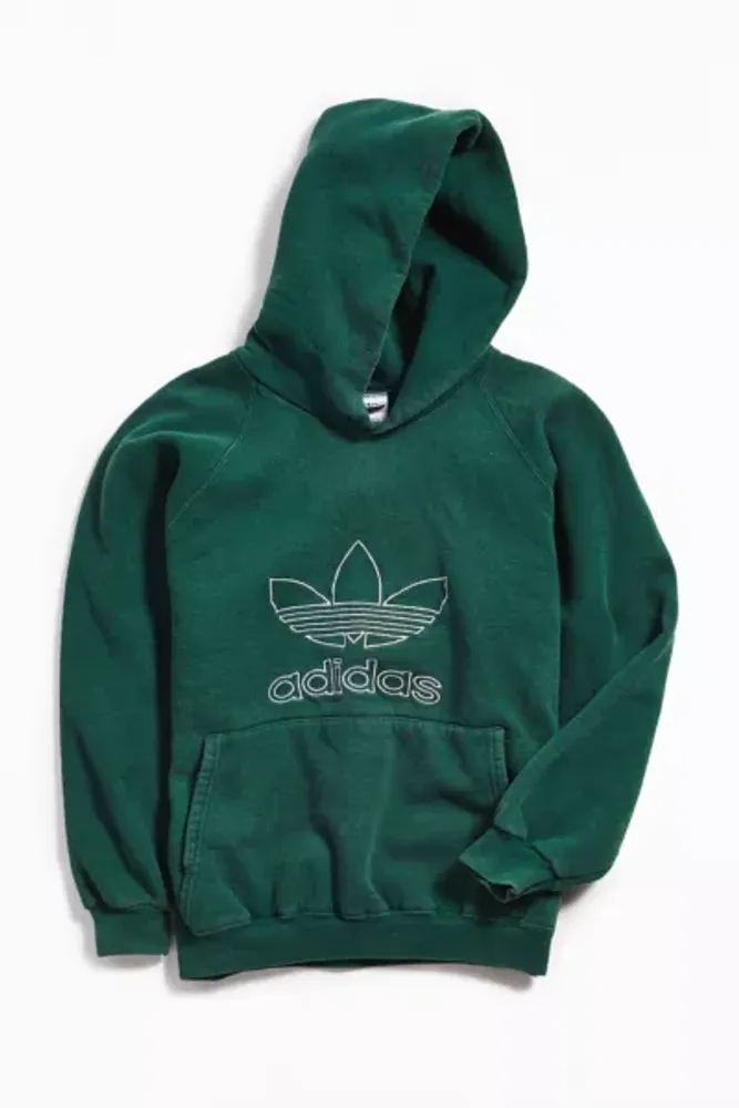 Urban Outfitters Vintage adidas Green Hoodie Sweatshirt | Summit