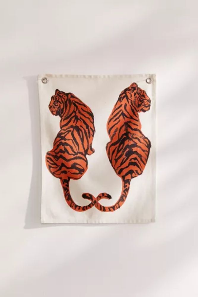 Tiger Flag Tapestry