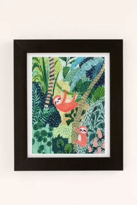 Ambers Textiles Jungle Sloth Art Print