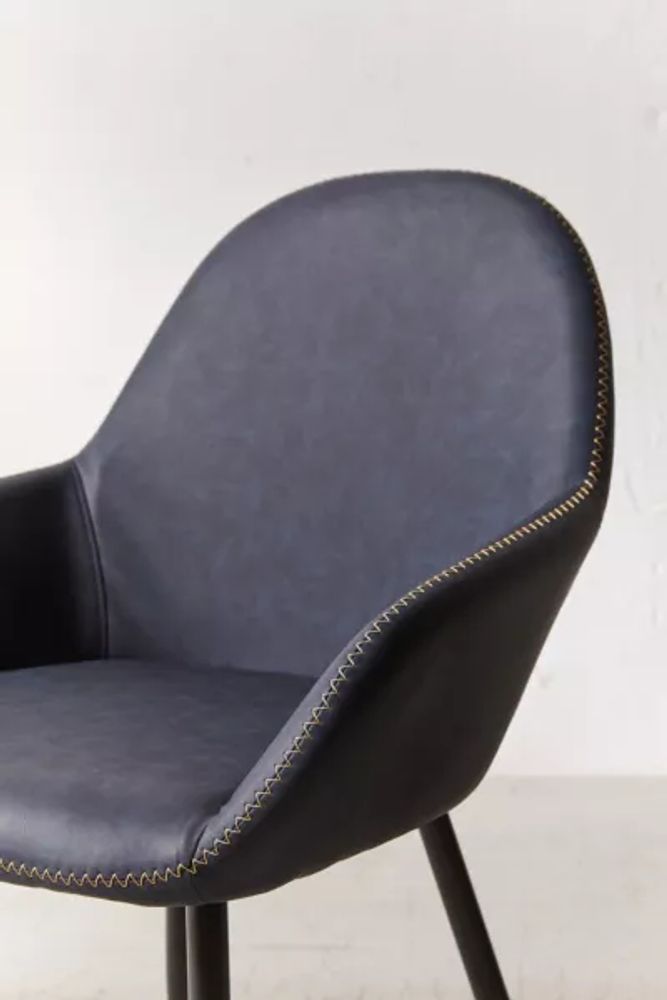 Remy Faux Leather Arm Chair