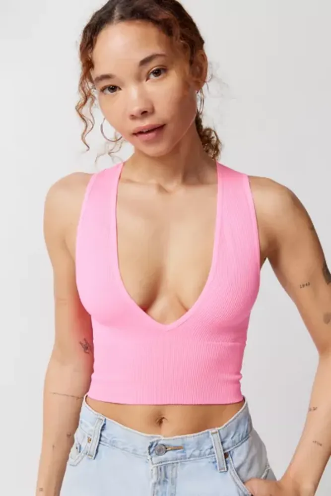 Out From Under Hailey Seamless Plunging Bra Top, Urban Outfitters