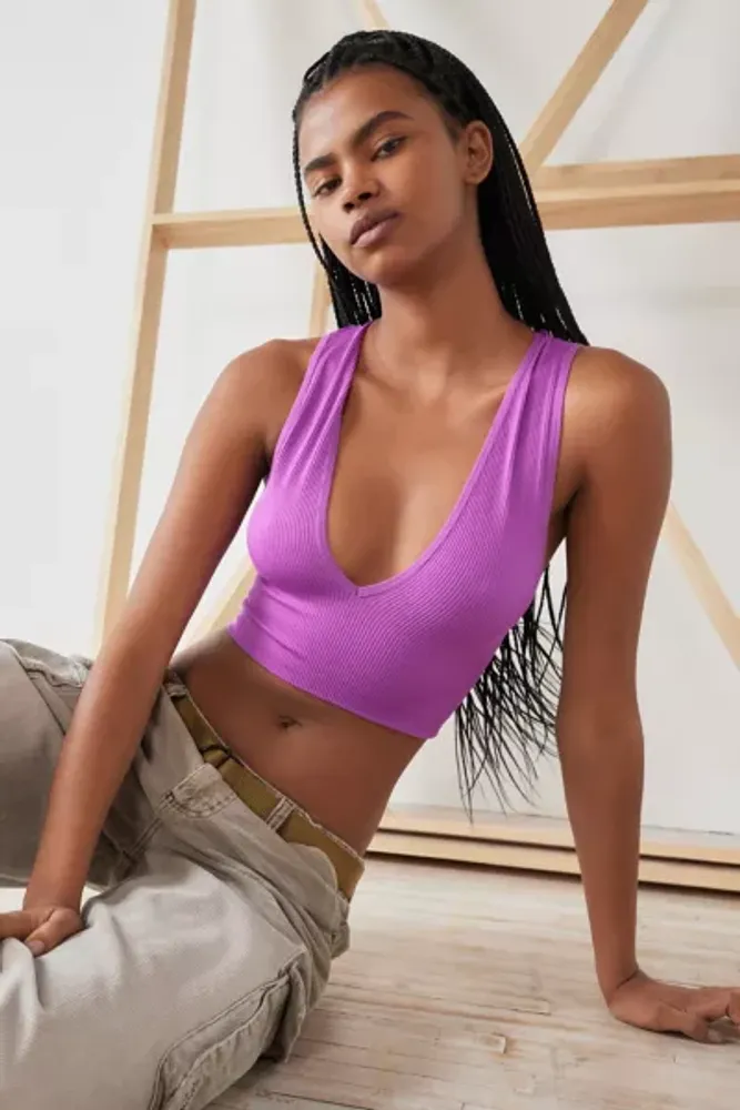 Urban Outfitters Out From Under Hailey Seamless Plunge Bra Top