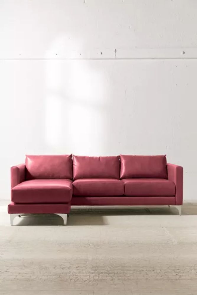 Chamberlin Recycled Leather Sectional Sofa