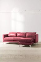 Chamberlin Recycled Leather Sectional Sofa