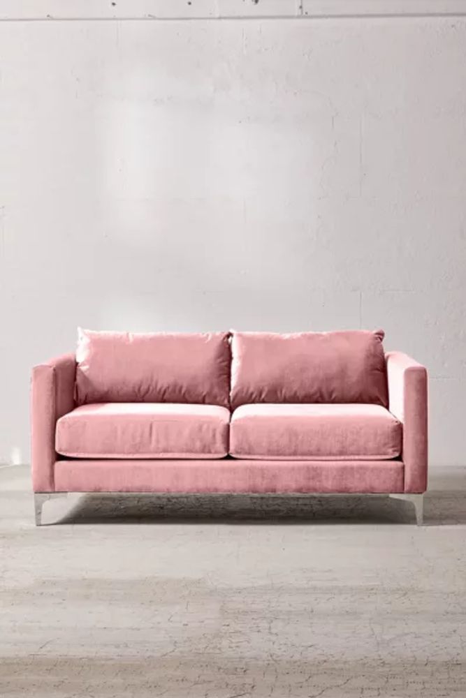 Chamberlin Velvet Love Seat