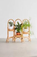 Rattan Tiered Rattan Plant Stand