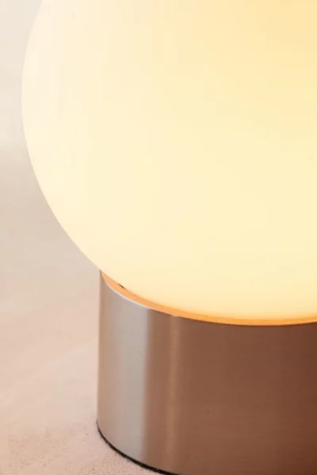 Delia Frosted Globe Table Lamp