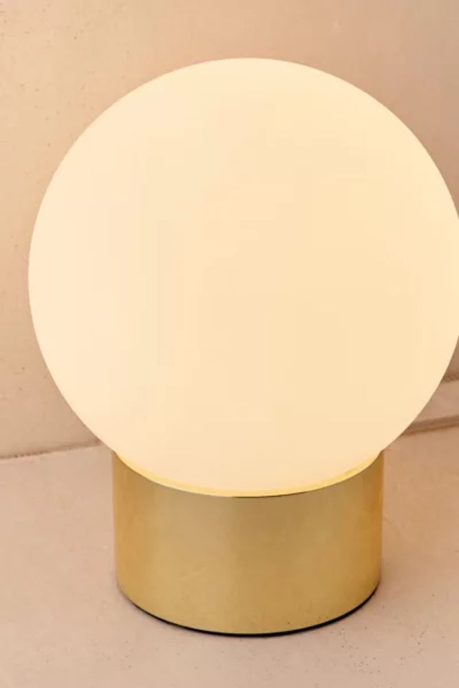 Delia Frosted Globe Table Lamp