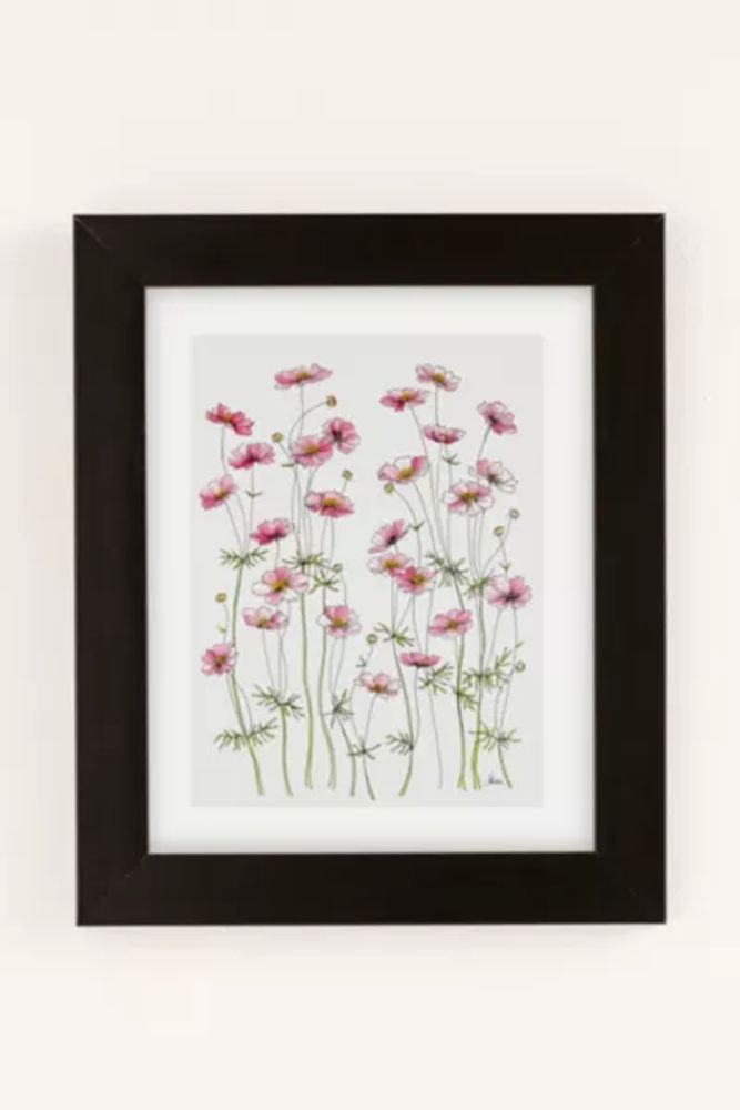 Jessica Hanselmann Pink Cosmos Art Print