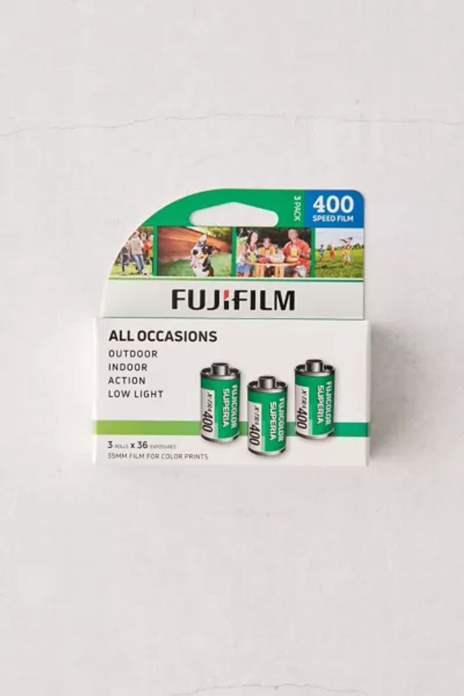 Fujifilm Fujicolor Superia X-TRA 400 35mm Film 3-Pack