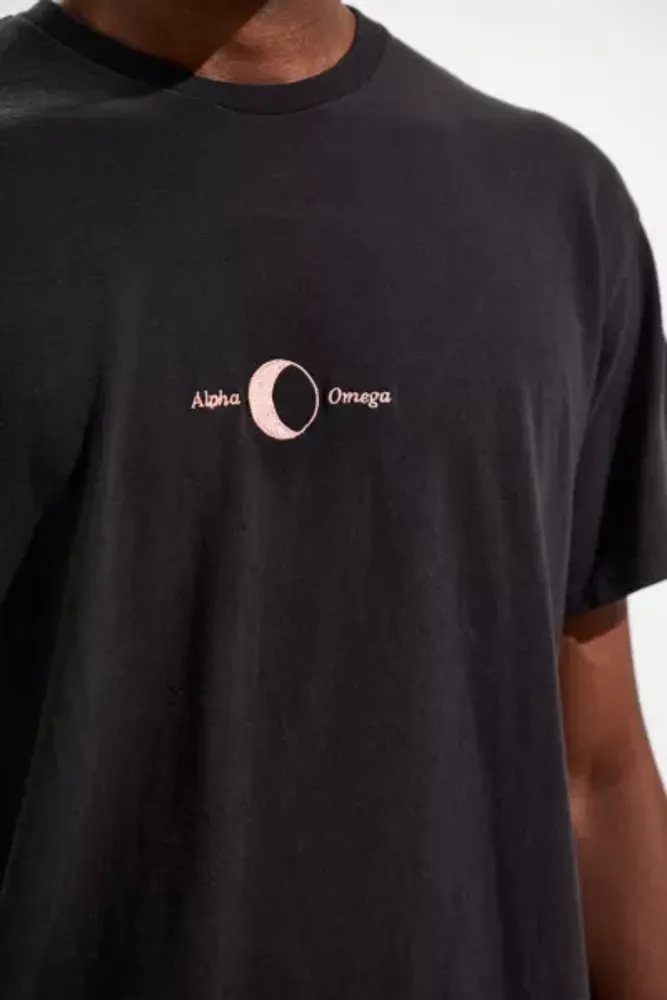 Embroidered Alpha Omega Tee