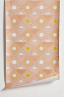 Geo Sun Removable Wallpaper