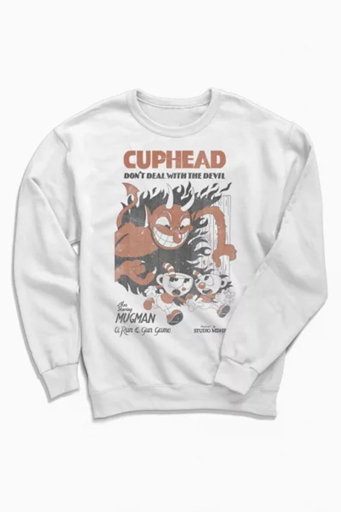 Cuphead Mugman Crew Neck Sweatshirt
