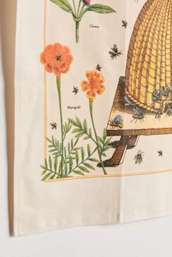 Bees And Honey Flag Tapestry