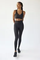 Year Of Ours Football Ribbed Lace-Up Legging