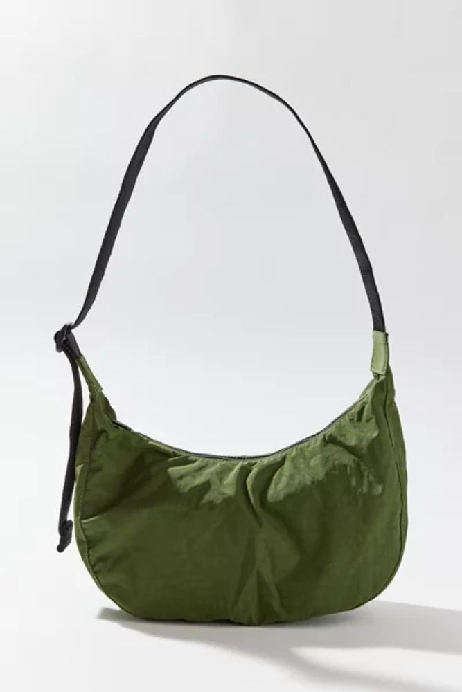 Medium Nylon Crescent Bag : Navy - Baggu