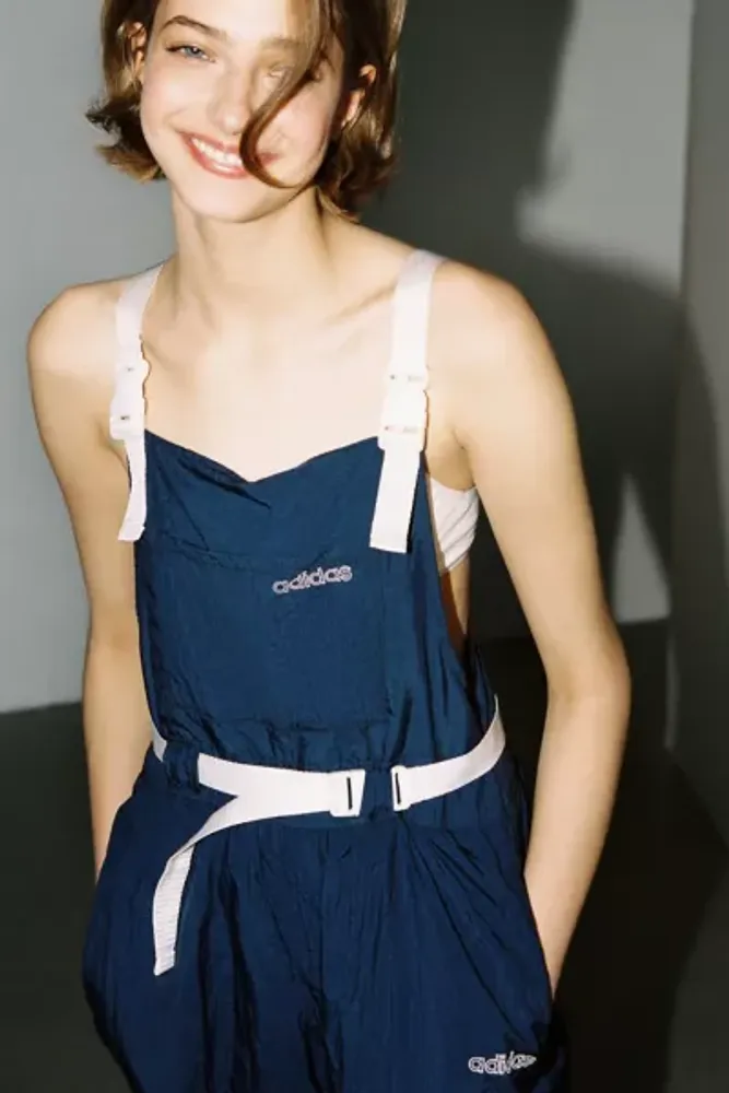Urban Outfitters Frankie Collective Reworked adidas Navy Overall
