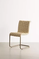 Woven Cantilever Dining Chair