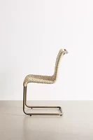 Woven Cantilever Dining Chair