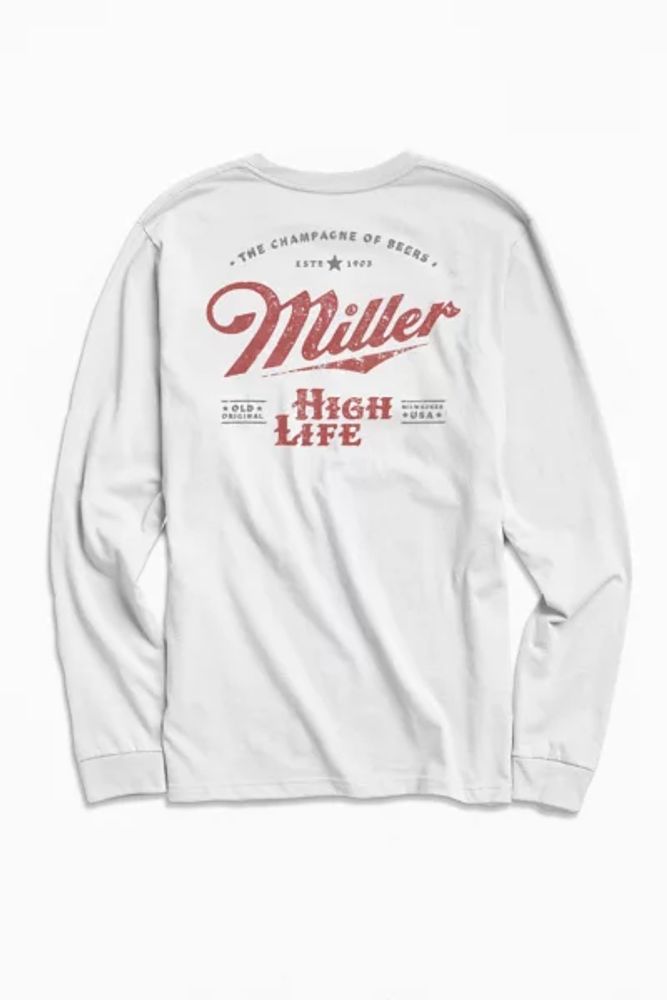 Miller High Life The Champagne Of Beers Long Sleeve Tee