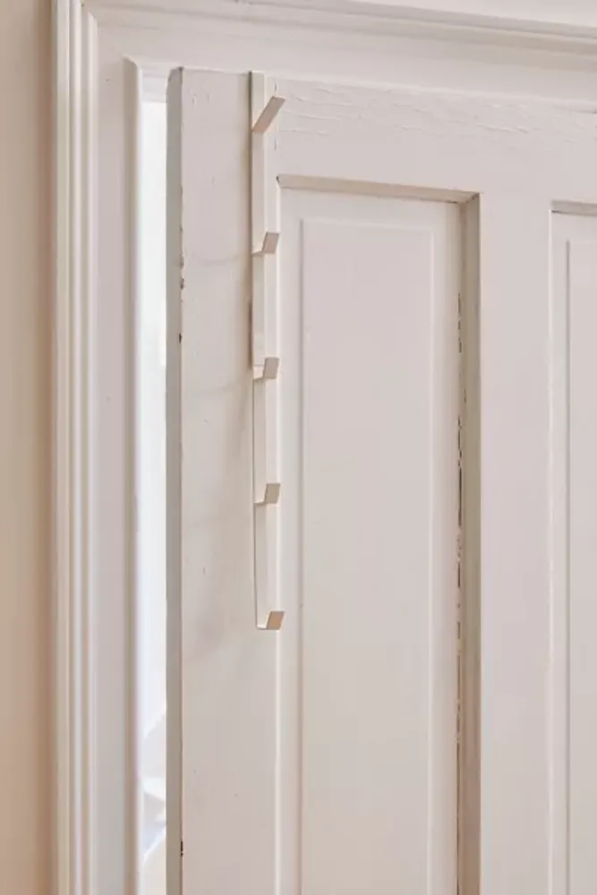 Modern Vertical Over-The-Door Hook Rack