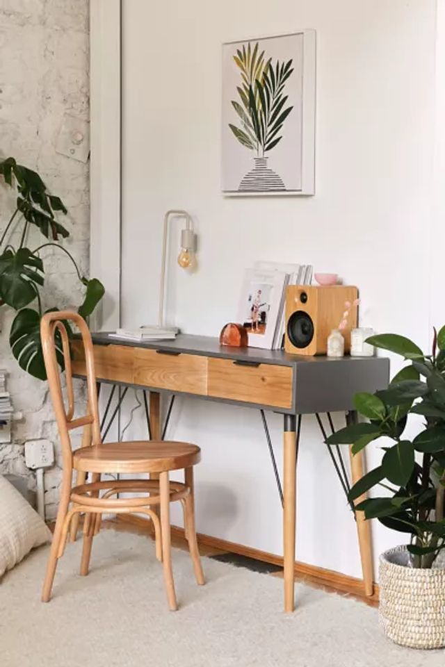 rattan desk urban outfitters